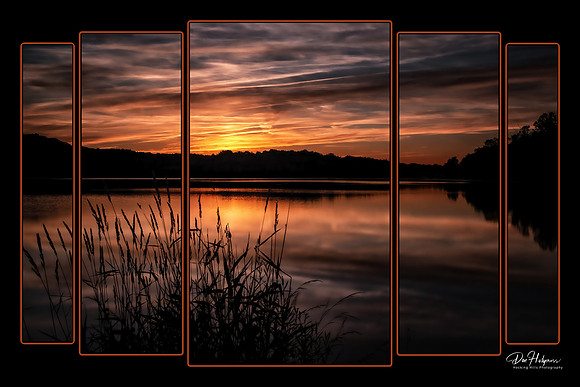 Serene Sunset on Lake Logan in the Hocking Hills by Don Holycross of Hocking Hills Photography, Logan, Ohio