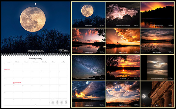 2023 Sunsets & Skies Calendar