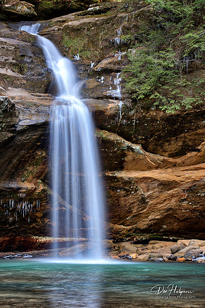 Lower Falls at Old Man's Cave, Hocking Hills State Park, Ohio by Don Holycross of Hocking Hills Photography, Logan, Ohio