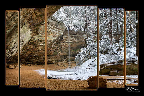 Ash Cave on Christmas Morning in the Hocking Hills State Park by Don Holycross of Hocking Hills Photography, Logan, Ohio