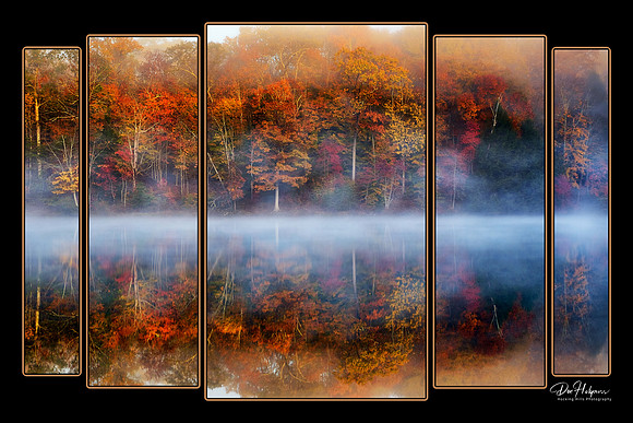 Fall Morning at Rose Lake in Hocking Hills State Park by Don Holycross of Hocking Hills Photography, Logan, Ohio