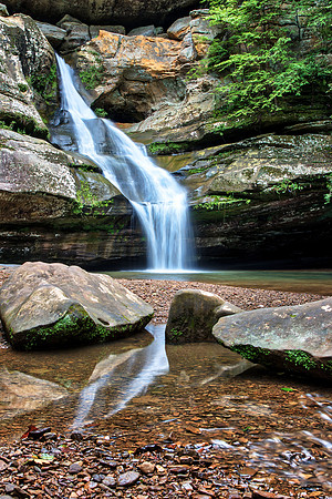 Cedar Falls and Creek, Hocking Hills State Park, Ohio by Don Holycross of Hocking Hills Photography, Logan, Ohio