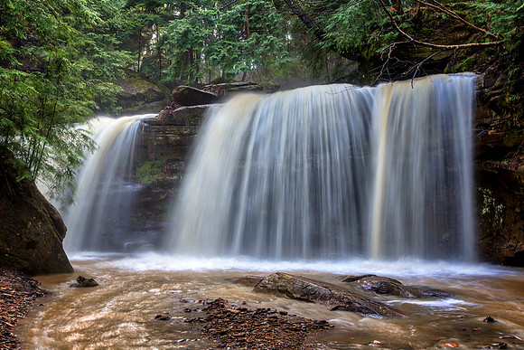 Hidden Falls at Cedar Falls, Hocking Hills State Park, Ohio by Don Holycross of Hocking Hills Photography, Logan, Ohio