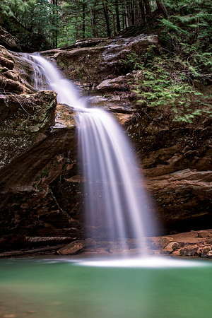 Lower Falls at Old Man's Cave, Hocking Hills State Park, Ohio by Don Holycross of Hocking Hills Photography, Logan, Ohio