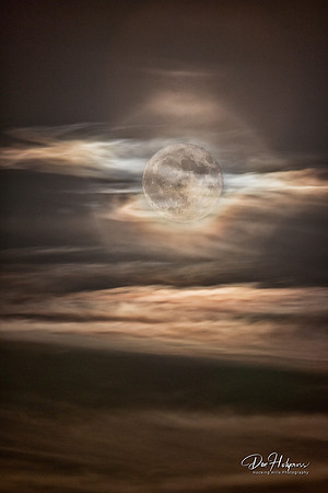 arvest Moon Above Vinton County by Don Holycross of Hocking Hills Photography, Logan, Ohio