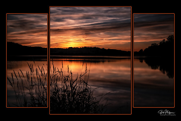 Serene Sunset on Lake Logan in the Hocking Hills by Don Holycross of Hocking Hills Photography, Logan, Ohio