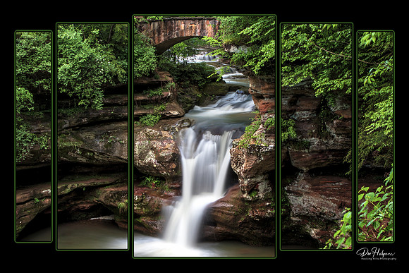 Upper Falls in Spring in the Hocking Hills State Park by Don Holycross of Hocking Hills Photography, Logan, Ohio