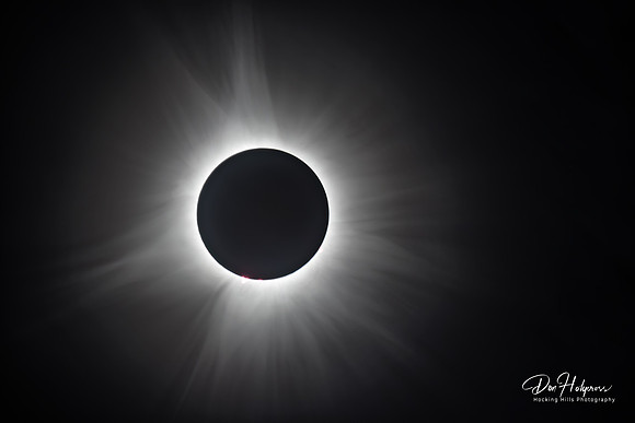 Sun's Corona During Solar Eclipse in Ohio by Don Holycross of Hocking Hills Photography, Logan, Ohio